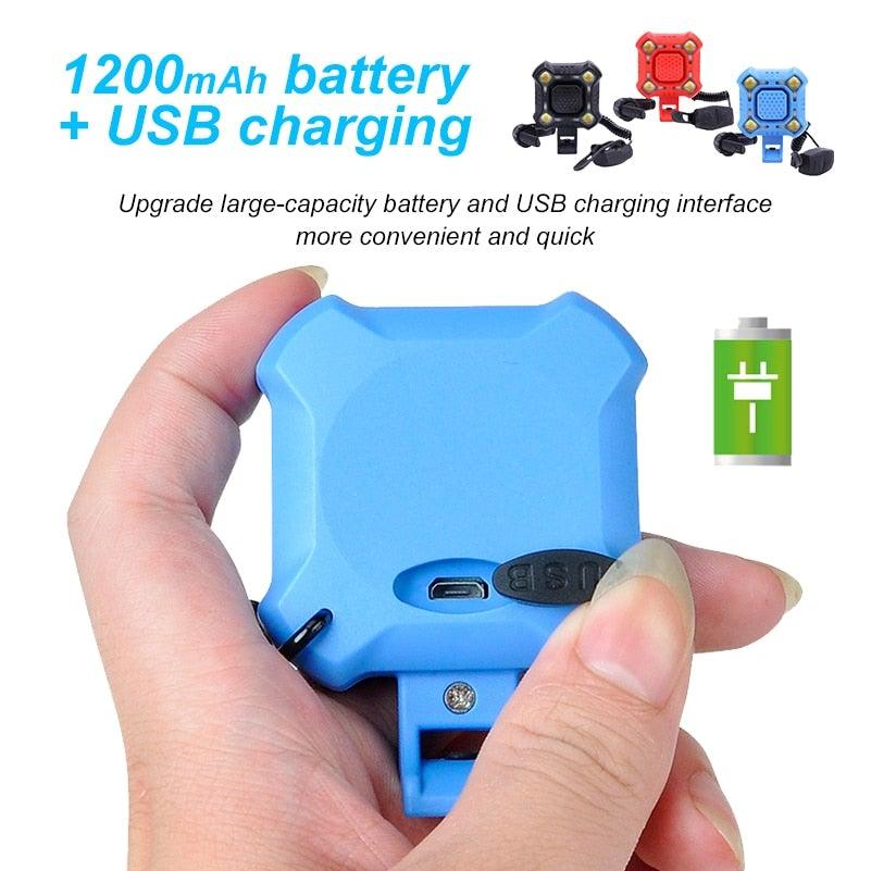 USB-Rechargeable Bike Headlight with Horn - view 7