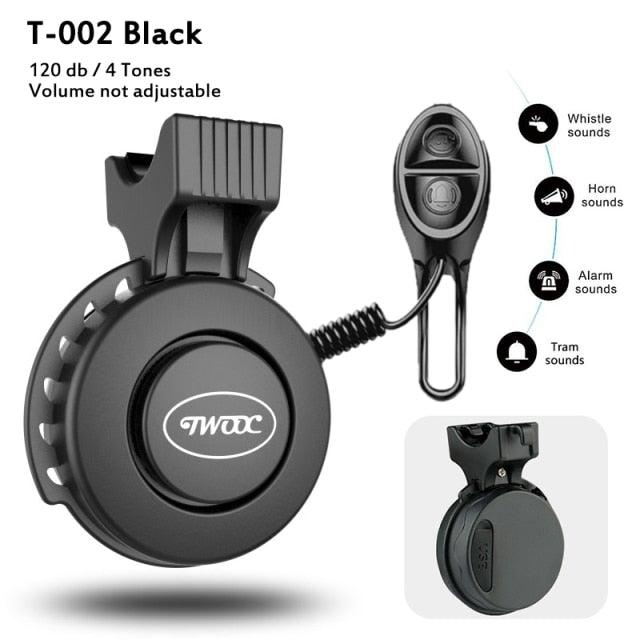 USB-Rechargeable Mini Bike Horn with 4 Modes