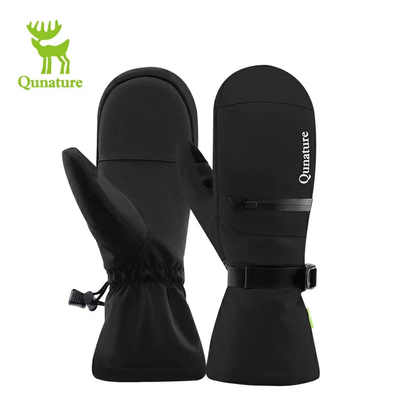 Qunature Double-Layer Thermal Ski Gloves