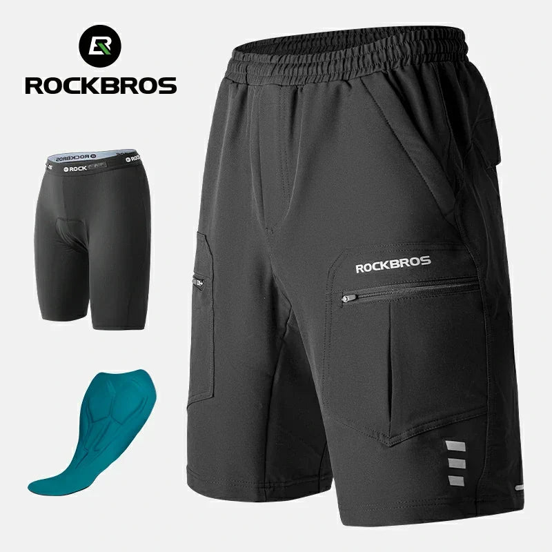 2-in-1 Casual Cycling Shorts with Padded Liner