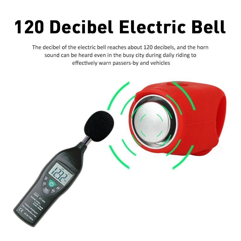 Rechargeable Bicycle Bell with 3 Sound Modes - view 10