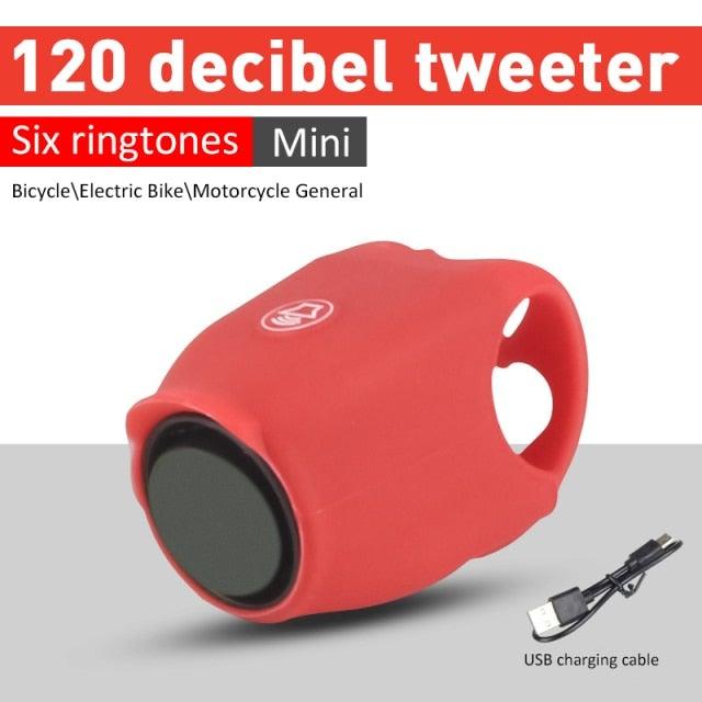 Rechargeable Bicycle Bell with 3 Sound Modes - view 13