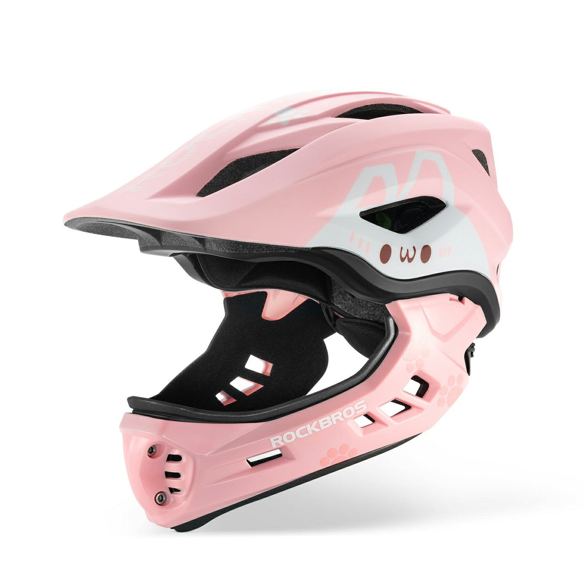 Kids' Cartoon Full-Face Bike Helmet