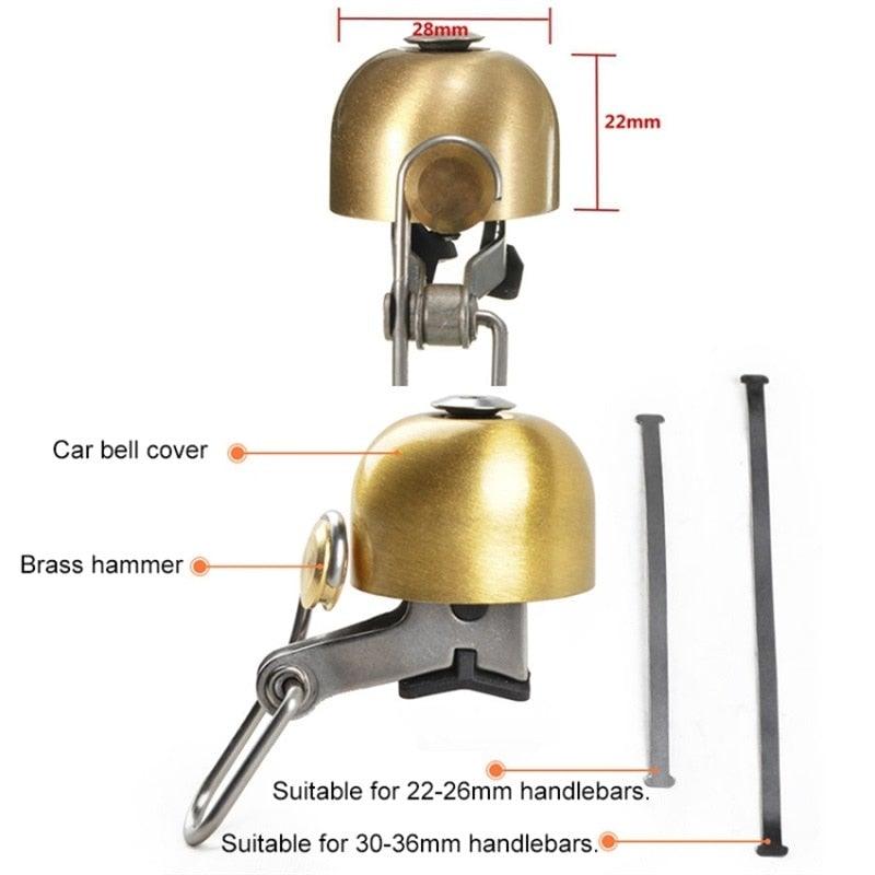 Stainless Steel Bicycle Bell with Mounting Plates - view 5