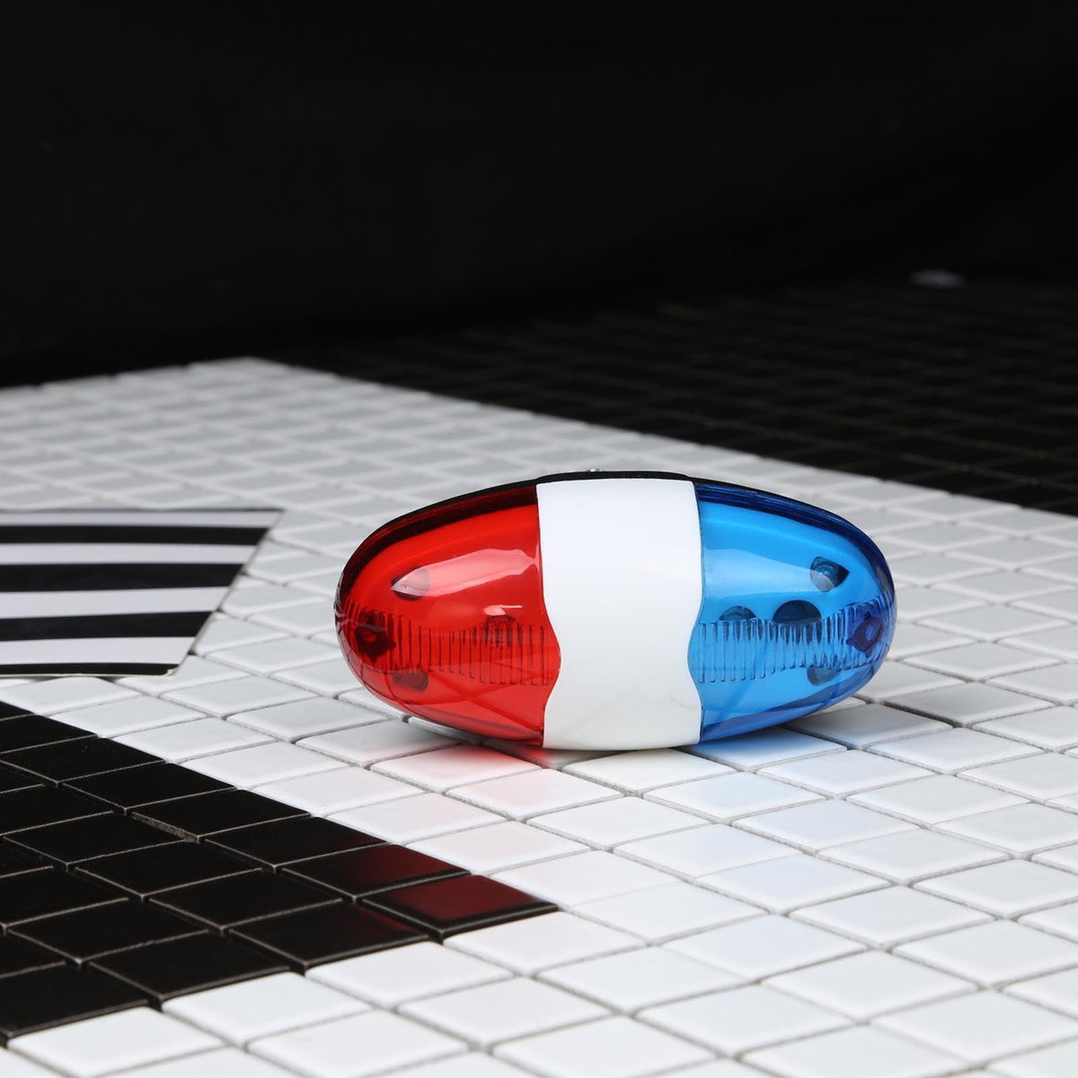 Bicycle Siren Horn with Red and Blue LED Lights - view 5