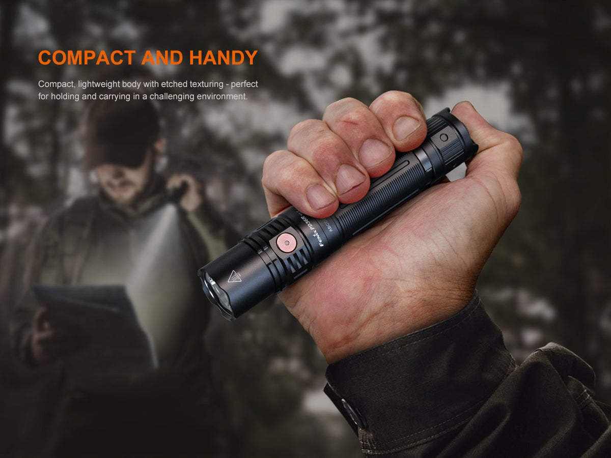 Fenix PD36R V2 Compact Rechargeable Tactical Flashlight - 1700 Lumens - view 2
