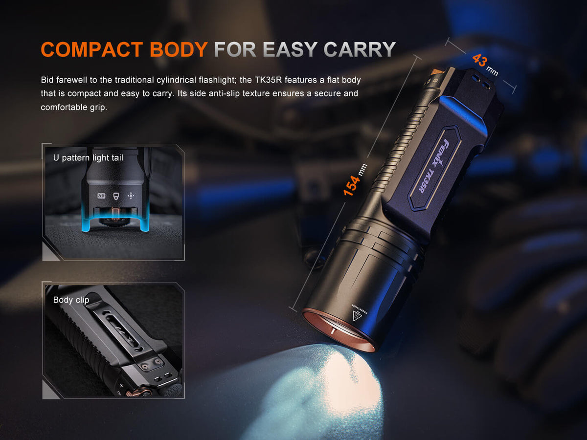 Fenix TK35R Rechargeable High-Performance Tactical Flashlight - view 13