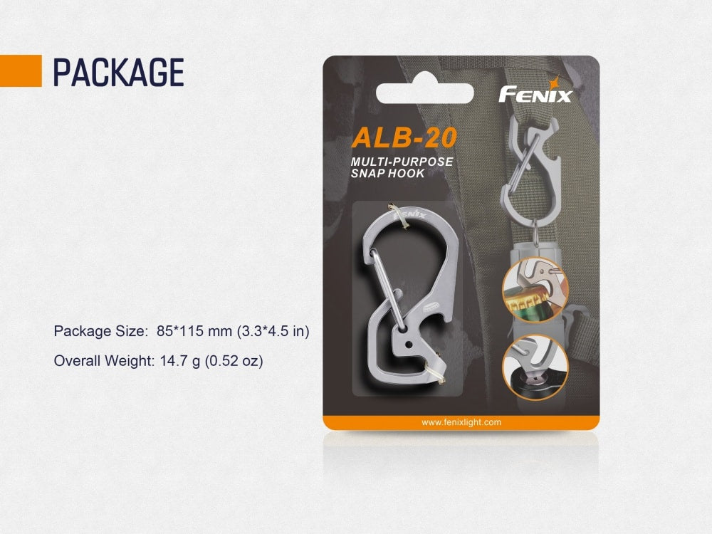 Fenix ALB-20 Multi-Purpose Snap Hook - view 5