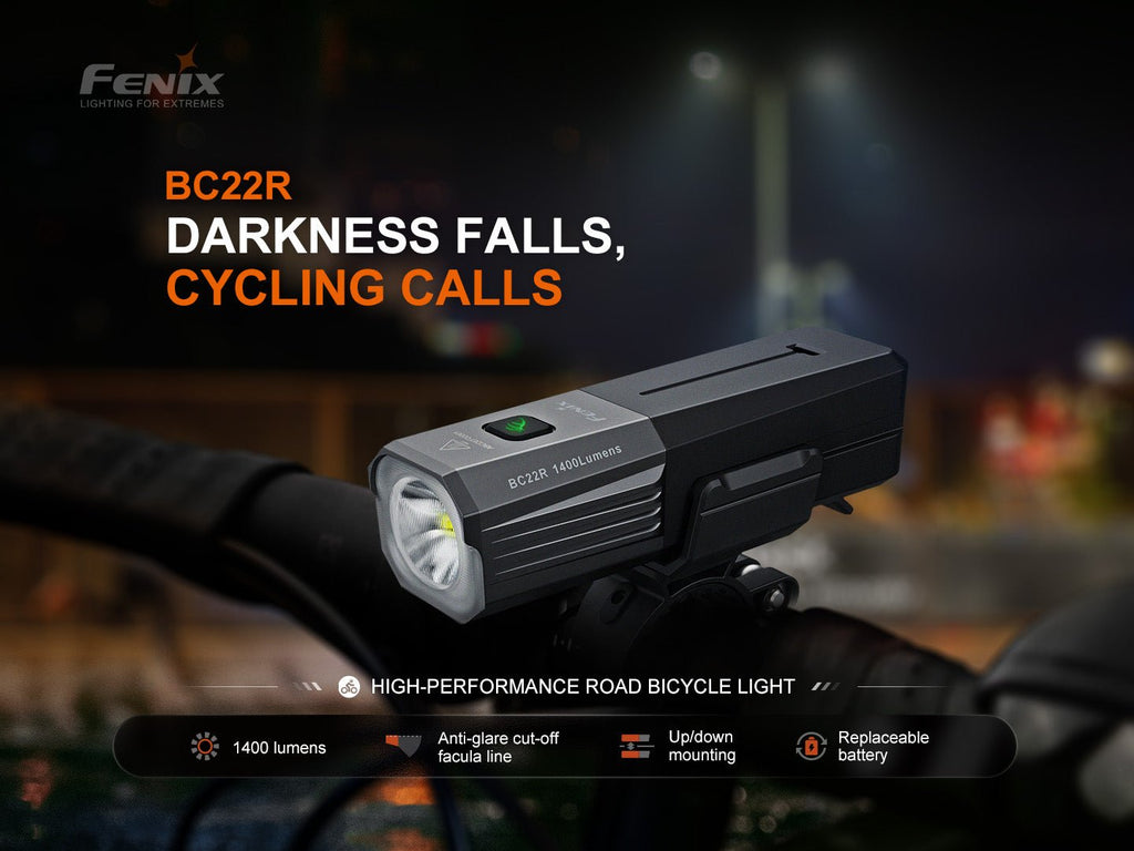 Fenix BC22R High-Performance Road Bike Light - view 2