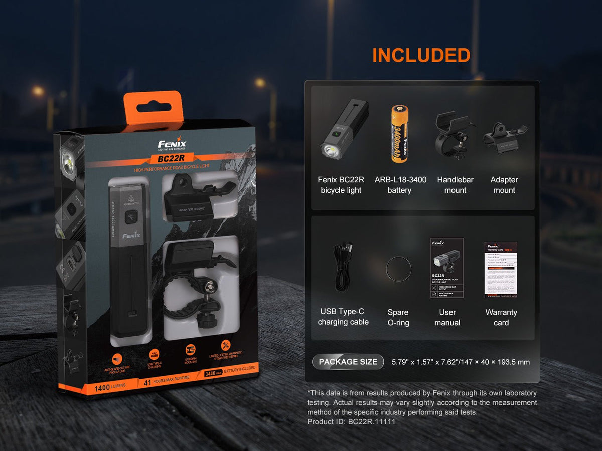 Fenix BC22R High-Performance Road Bike Light - view 16