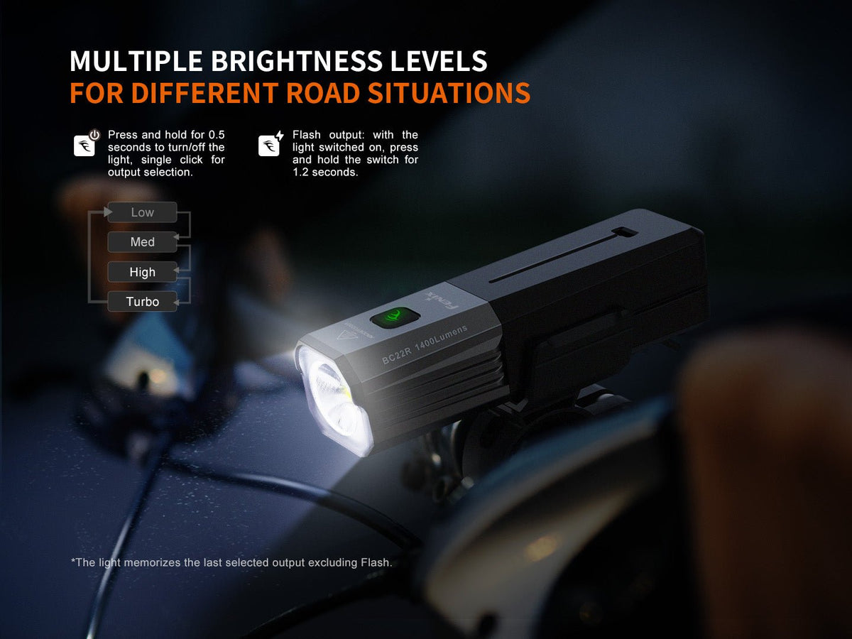 Fenix BC22R High-Performance Road Bike Light - view 8