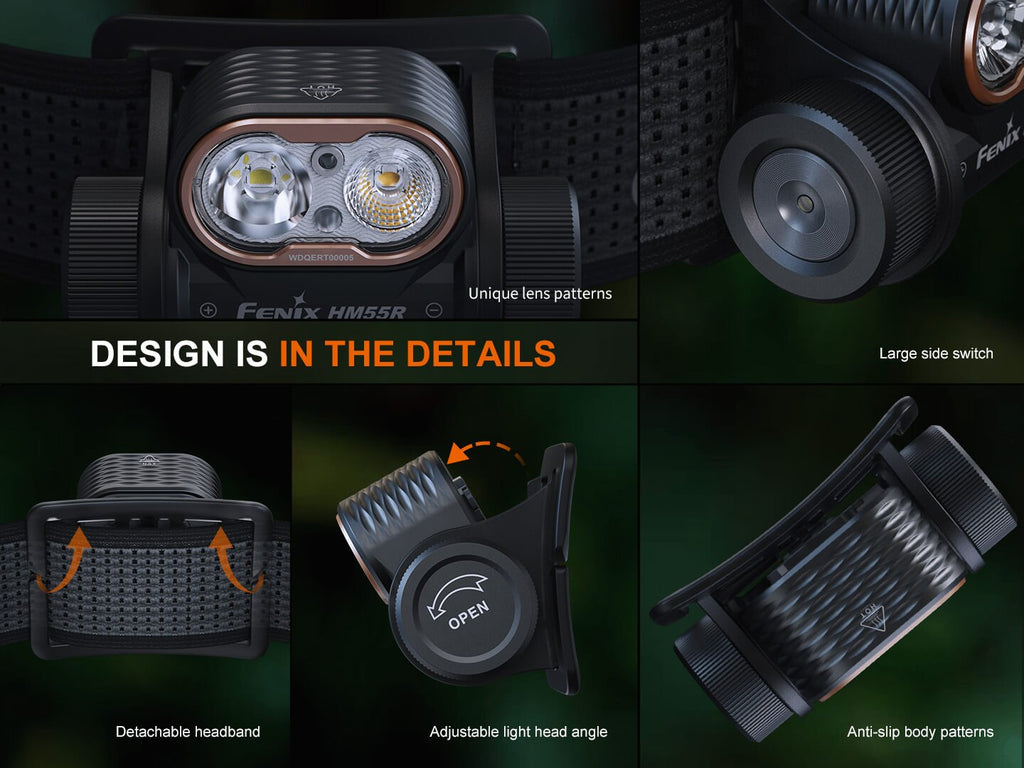 Fenix HM55R Lightweight Multi-LED Headlamp - view 14