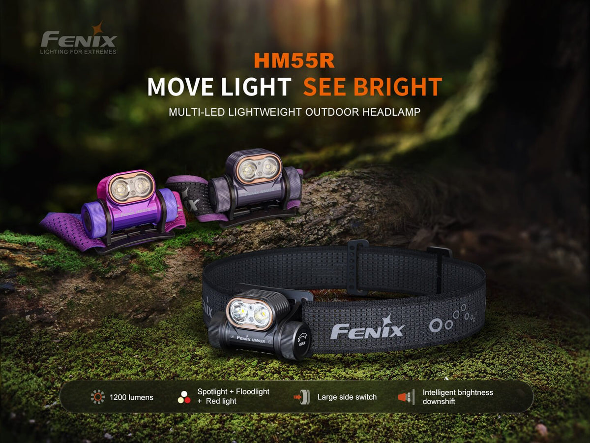 Fenix HM55R Lightweight Multi-LED Headlamp - view 2