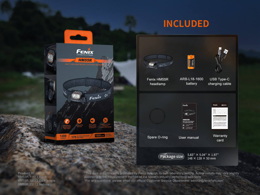 Fenix HM55R Lightweight Multi-LED Headlamp - view 21