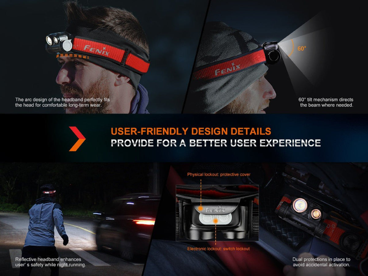 Fenix HM65R-DT Trail Running LED Headlamp - view 4