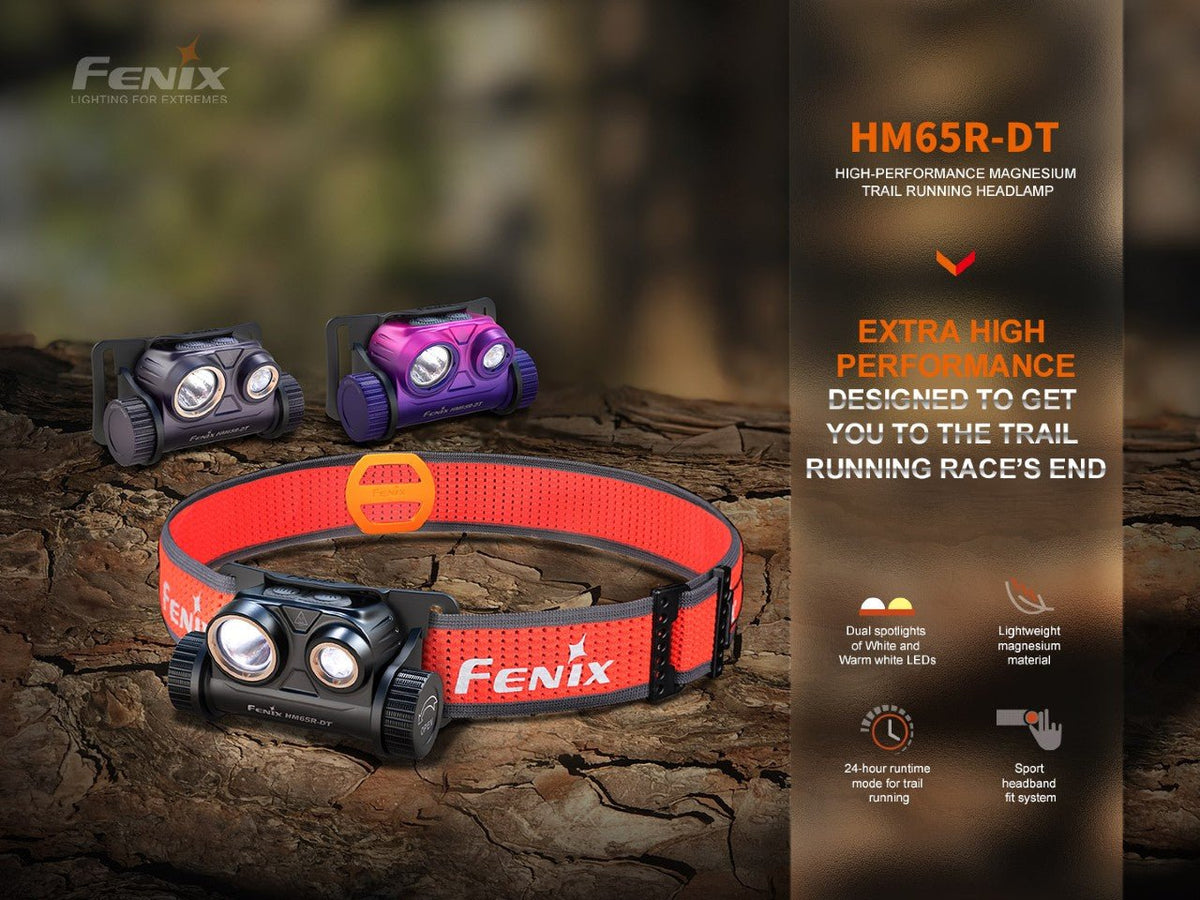 Fenix HM65R-DT Trail Running LED Headlamp - view 3
