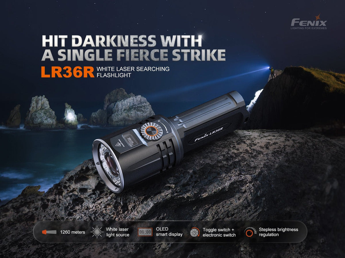 Fenix LR36R White Laser Searching Flashlight - view 4