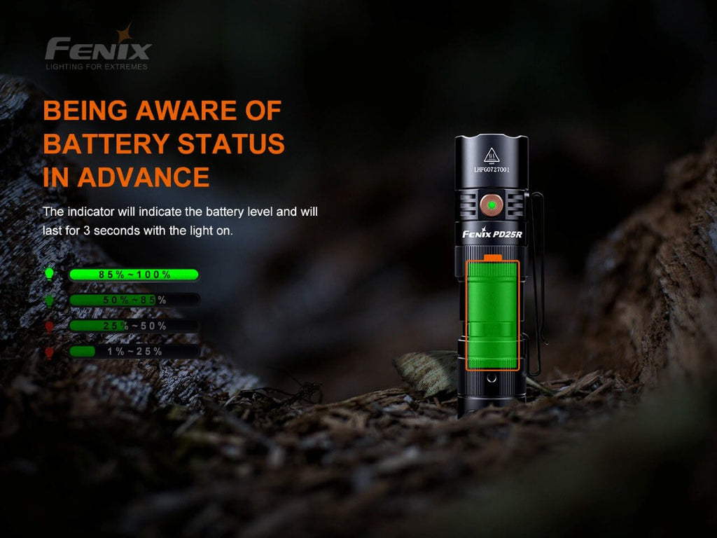Fenix PD25R Rechargeable LED Flashlight - view 4