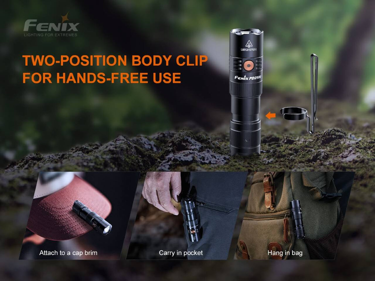 Fenix PD25R Rechargeable LED Flashlight - view 5