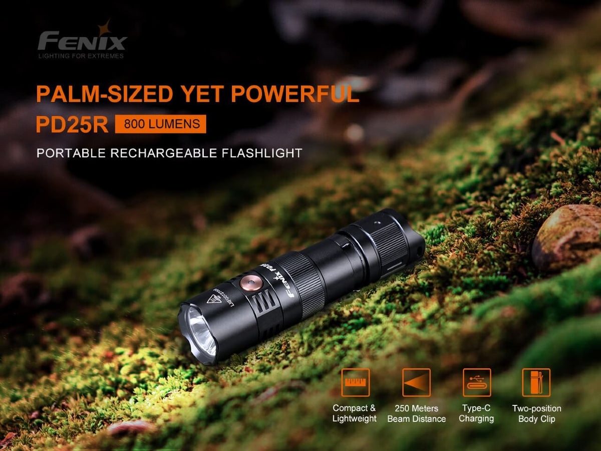 Fenix PD25R Rechargeable LED Flashlight - view 3