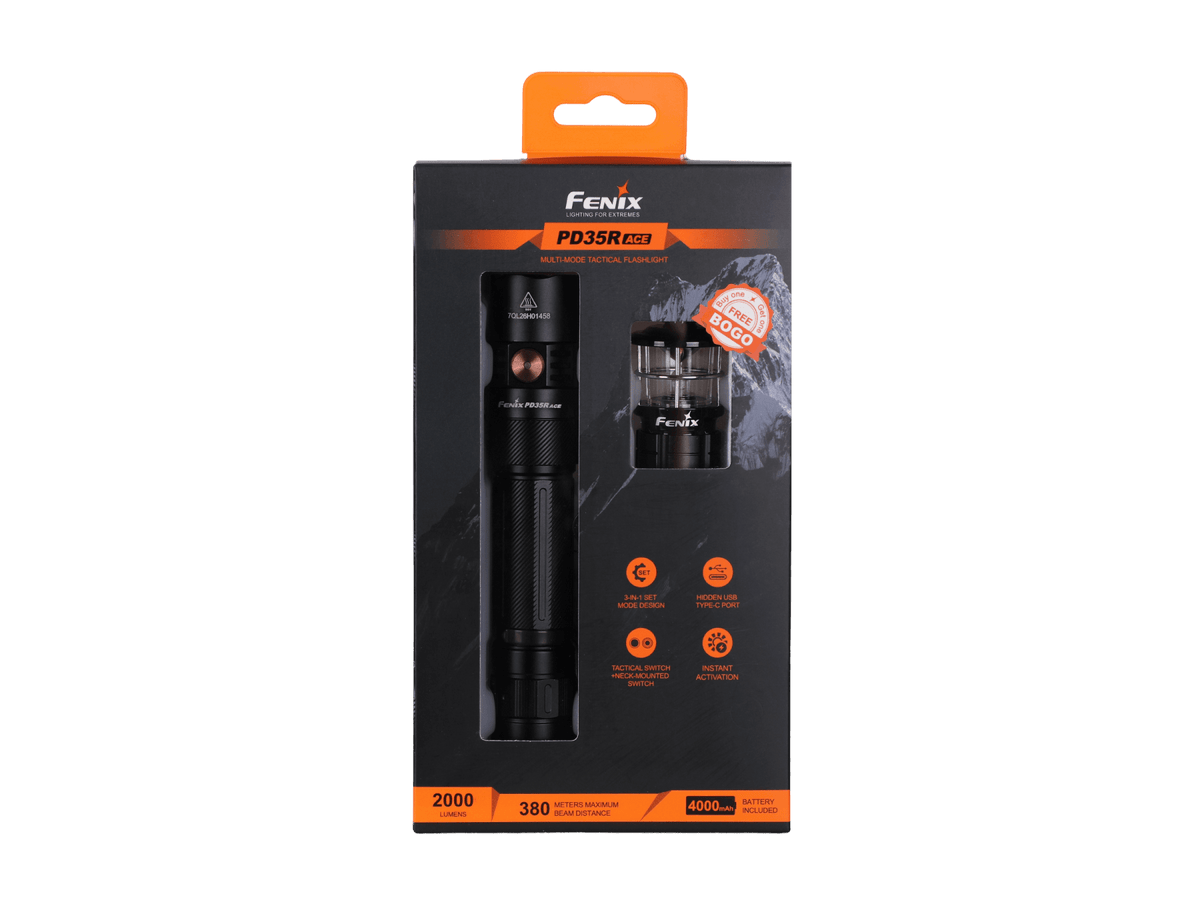 Fenix PD35R ACE Multi-mode Tactical Flashlight - view 3