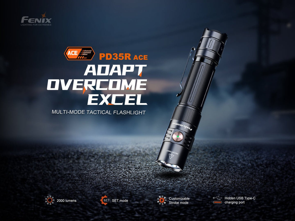 Fenix PD35R ACE Multi-mode Tactical Flashlight - view 5
