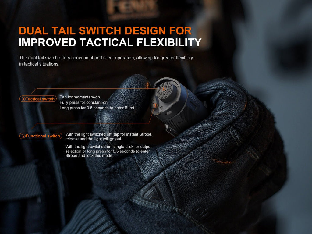 Fenix TK17 Dual Switch Tactical Flashlight - view 2