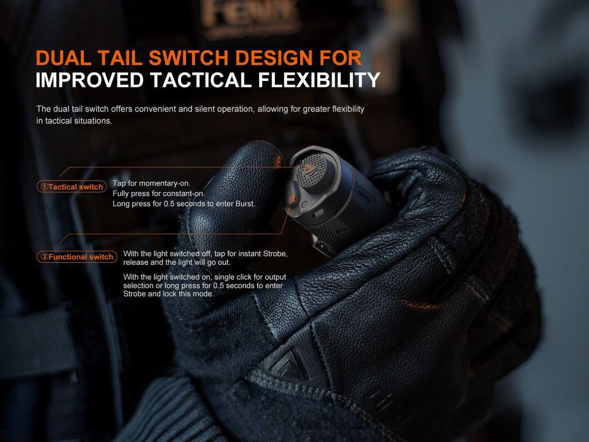 Fenix TK17 Dual Switch Tactical Flashlight - view 2
