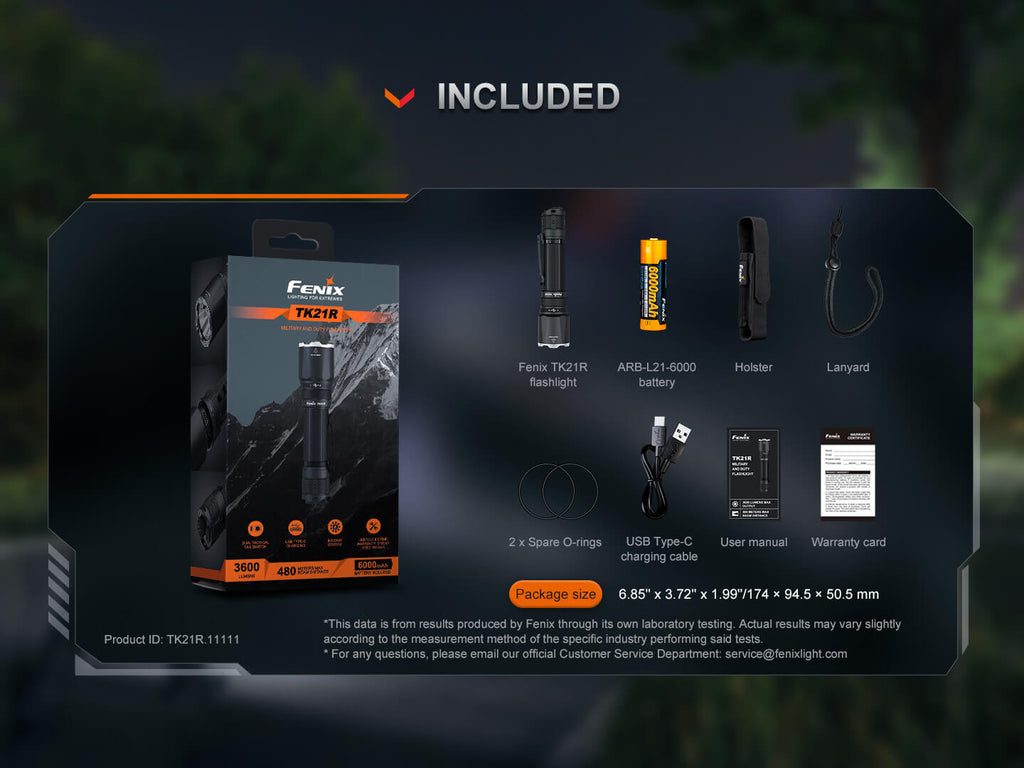 Fenix TK21R Duty Flashlight - view 18
