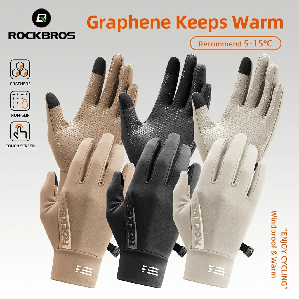 ROCKBROS Graphene Winter Cycling Gloves