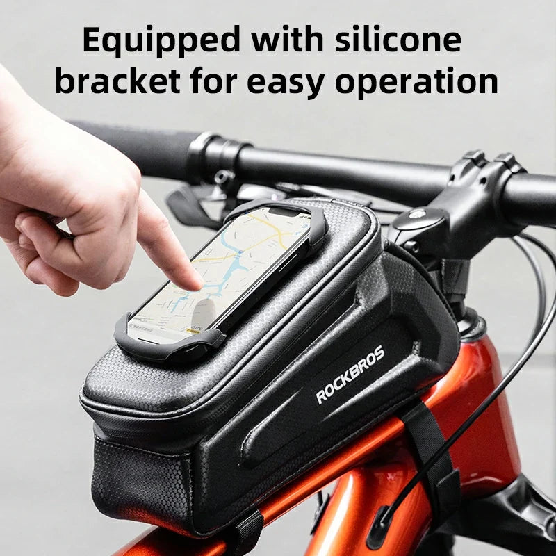 Hardshell Top Tube Phone Bag