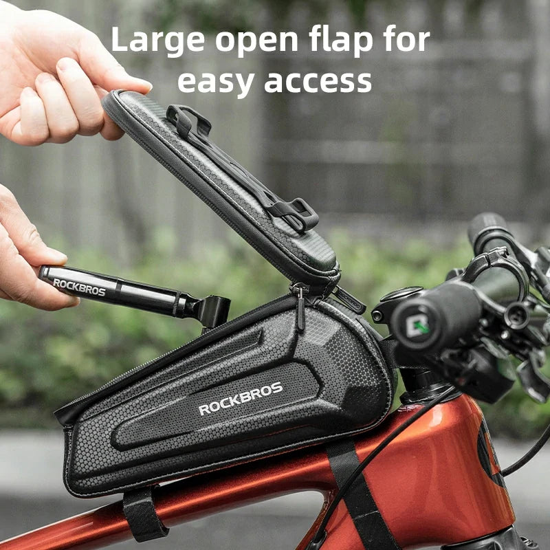 Hardshell Top Tube Phone Bag