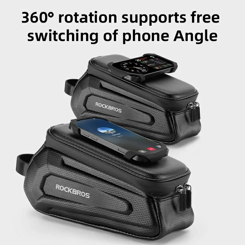 Hardshell Top Tube Phone Bag