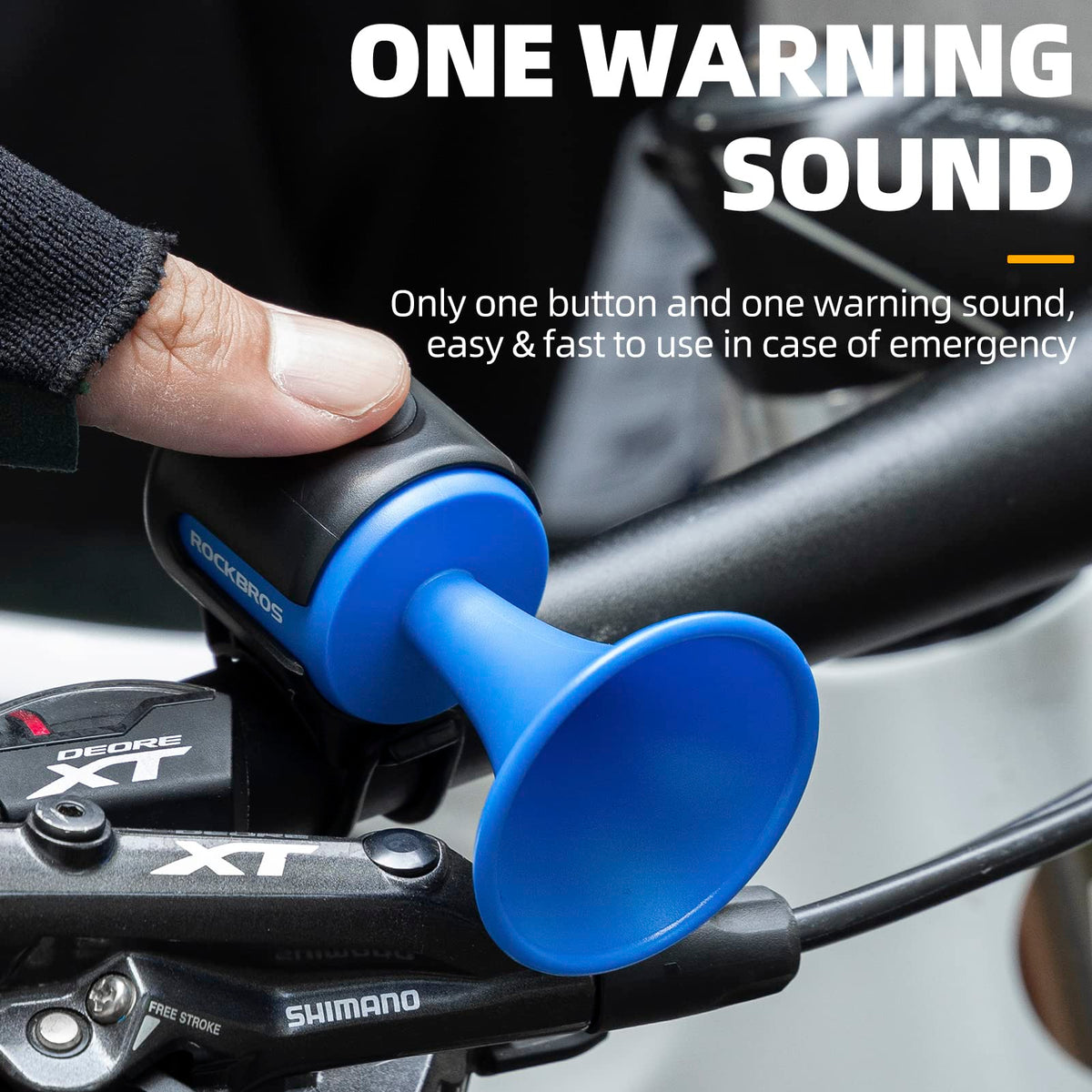 ROCKBROS Electric Bicycle Horn – 120 dB