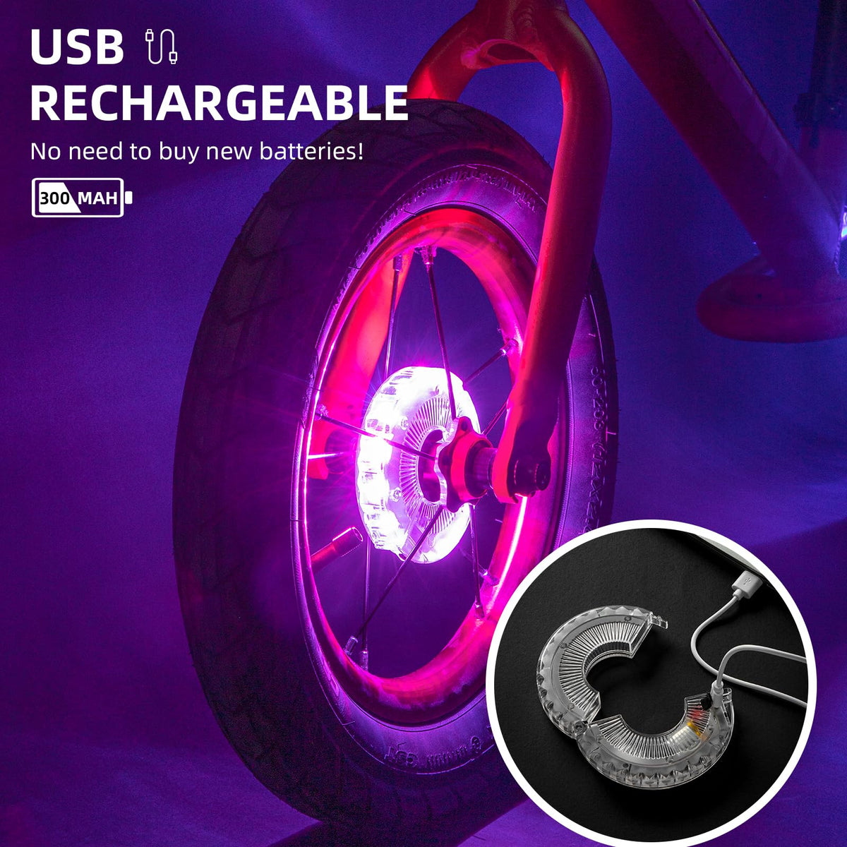 ROCKBROS Bicycle Wheel Light
