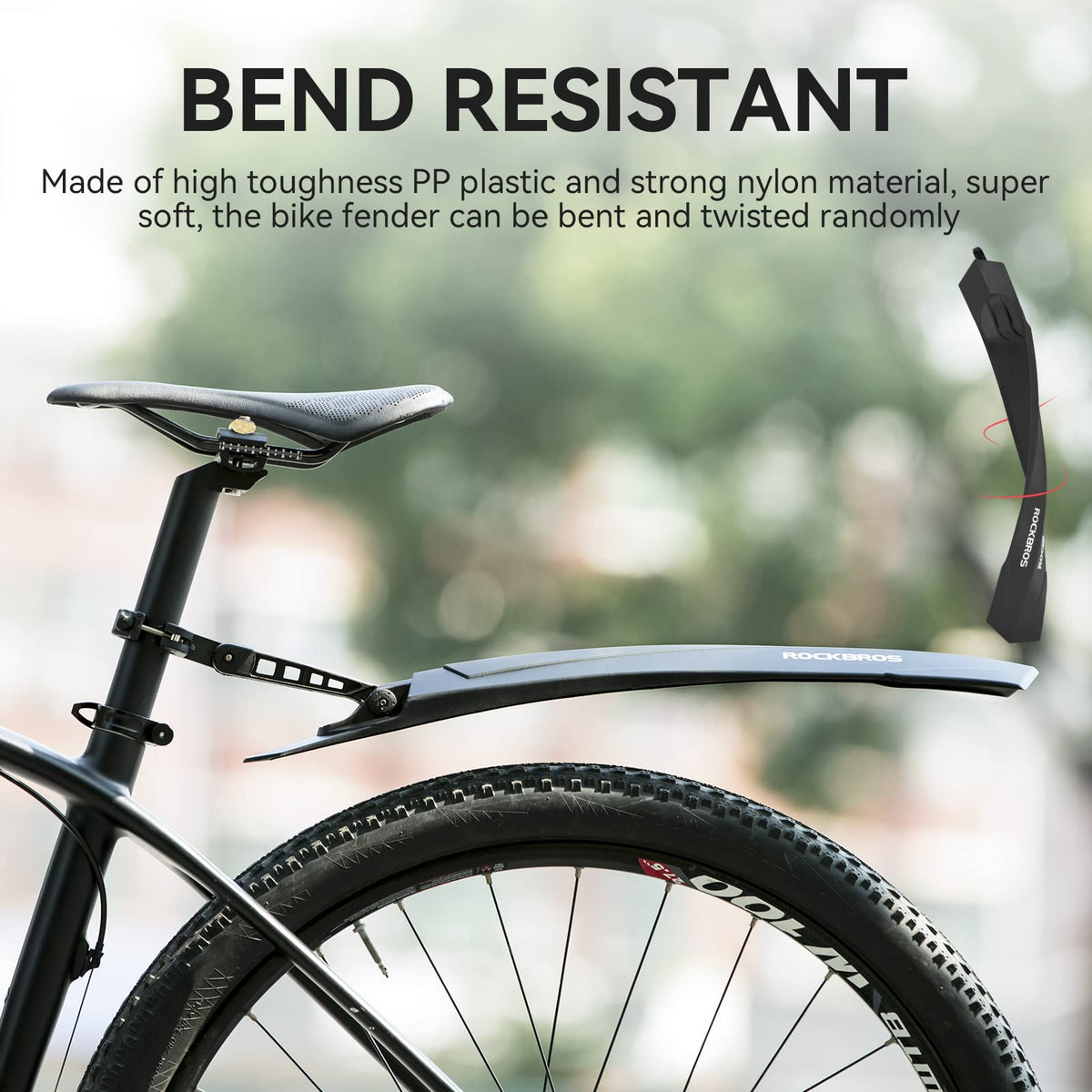 Adjustable Front & Rear MTB Mudguards