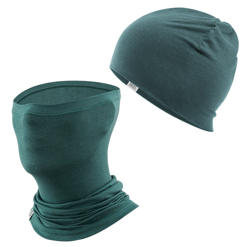 Merino Wool Winter Hat & Face Mask Set