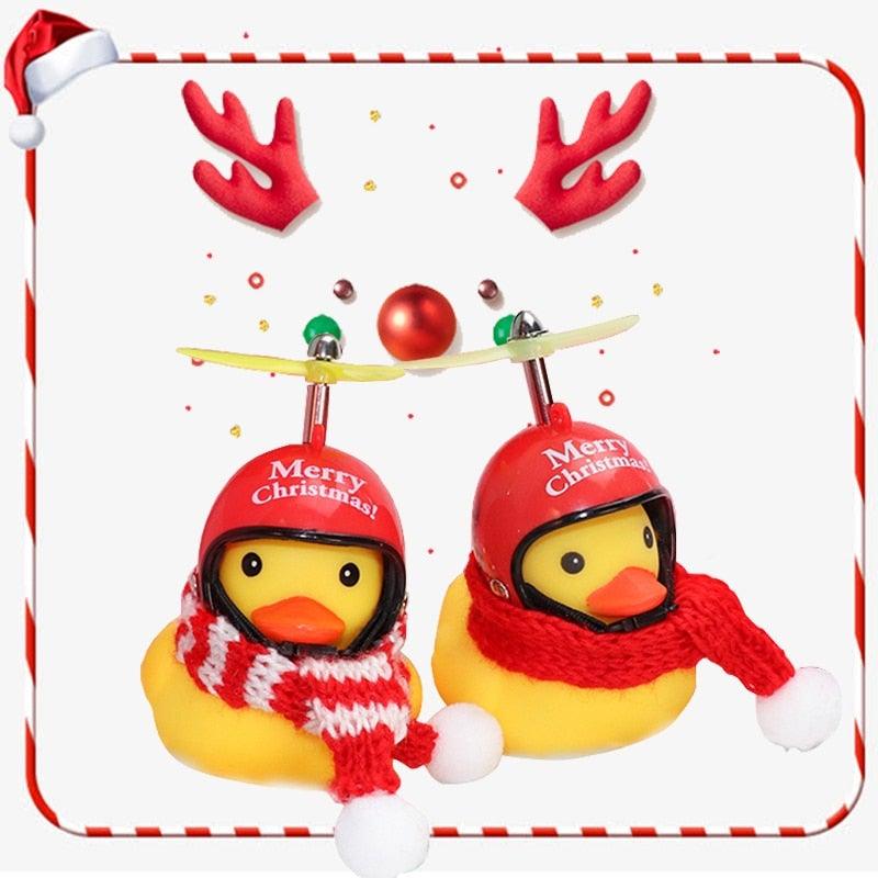 Helmet Duck Bicycle Handlebar Ornament