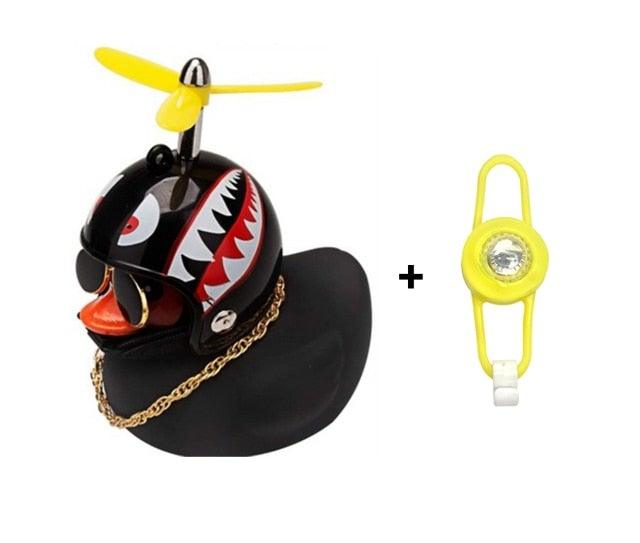 Helmet Duck Bicycle Handlebar Ornament