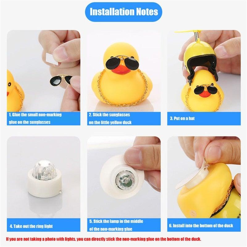 Helmet Duck Bicycle Handlebar Ornament - view 11