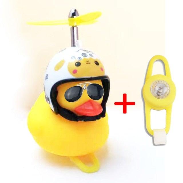 Helmet Duck Bicycle Handlebar Ornament