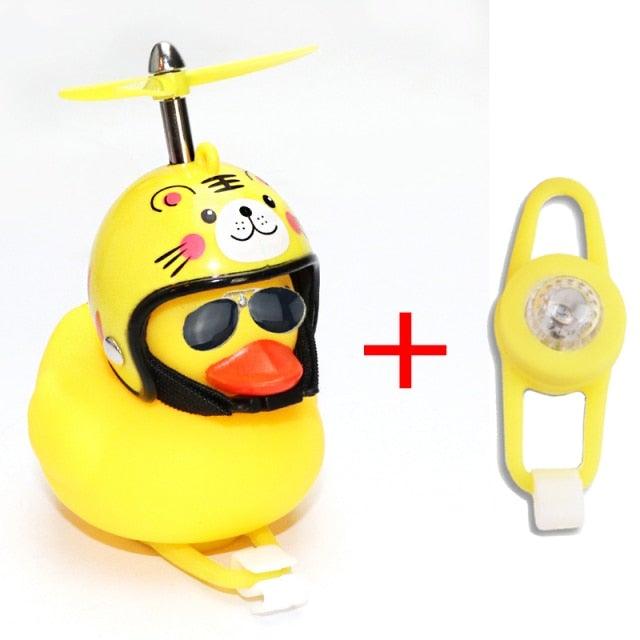 Helmet Duck Bicycle Handlebar Ornament