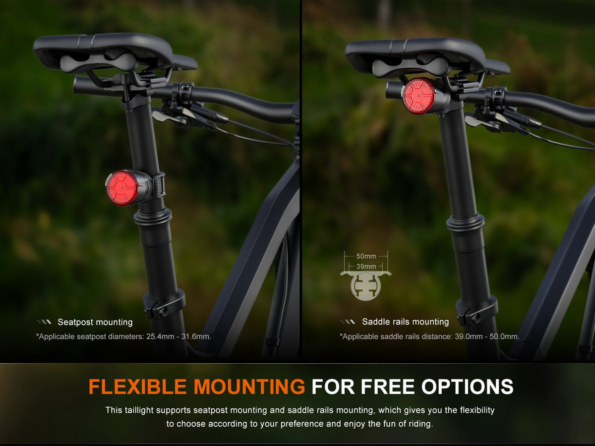Fenix BC06R Smart-Brake Bicycle Taillight - view 5