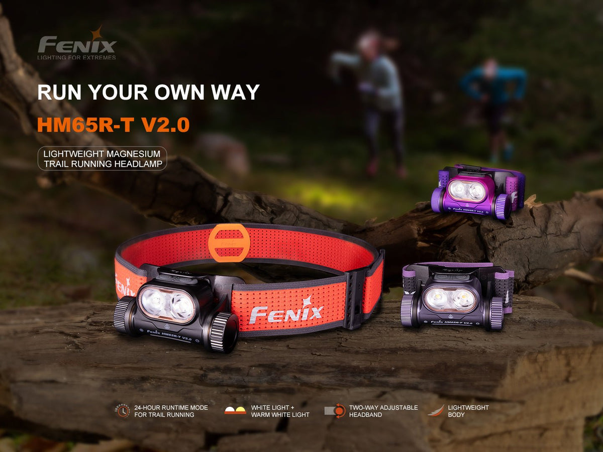 Fenix HM65R-T V2 Rechargeable Lightweight Trail Running Headlamp - view 4