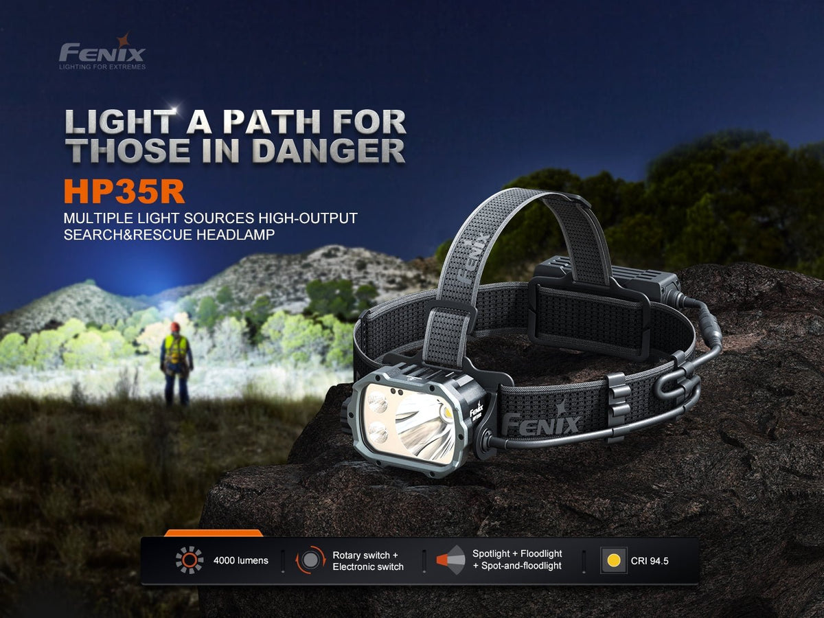 Fenix HP35R Search and Rescue Headlamp - view 3