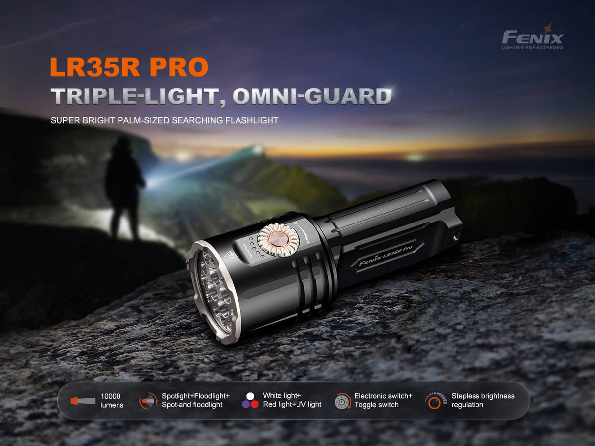 Fenix LR35R PRO Rechargeable Palm-Sized Searchlight - view 3