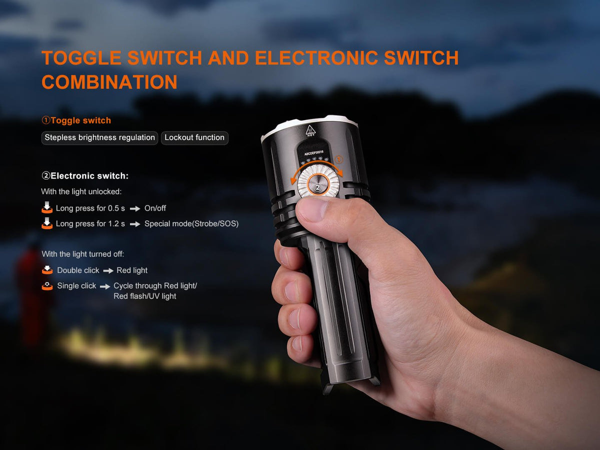 Fenix LR35R PRO Rechargeable Palm-Sized Searchlight - view 2
