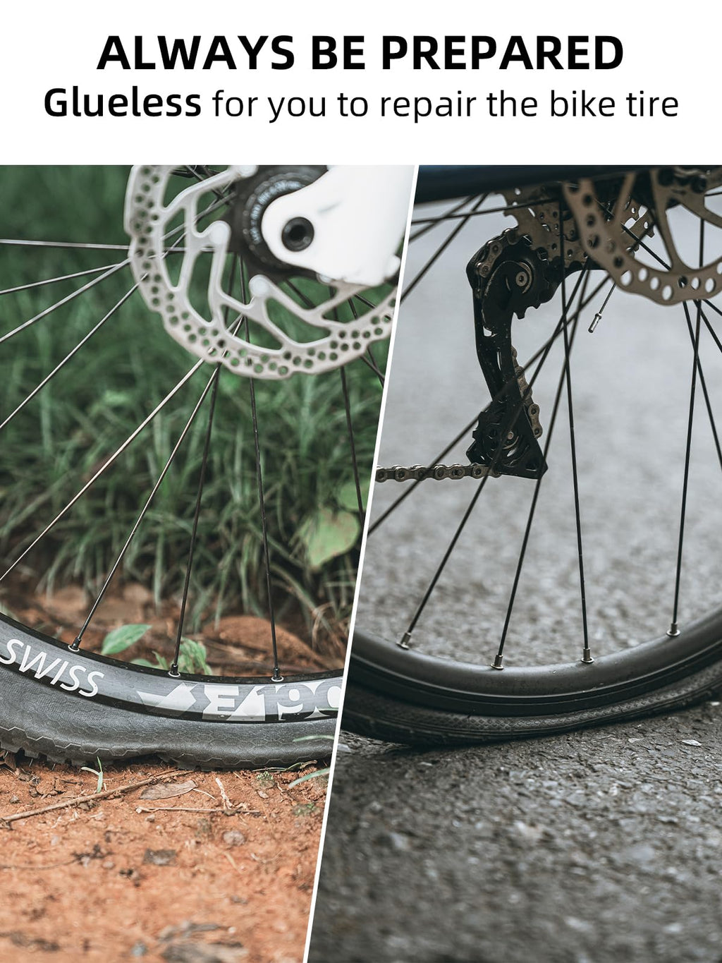 Glueless Bicycle Tube Patch Kit – 18 Patches