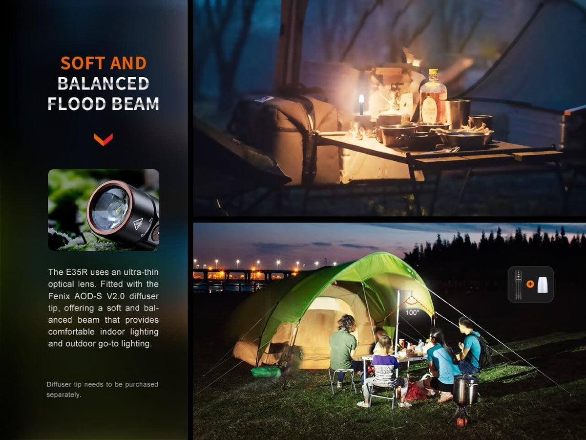 Fenix E35R High-Performance Rechargeable LED Flashlight - view 6