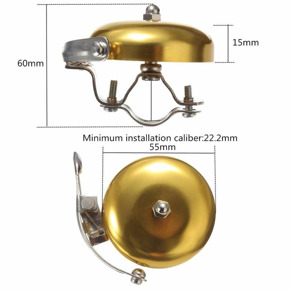 Vintage Brass Handlebar Bicycle Bell - view 6
